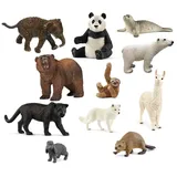 Schleich Tierfiguren wilde Tiere der Welt 11-teilig