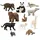 Schleich Tierfiguren wilde Tiere der Welt 11-teilig