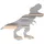 BOARTI Kinderregal Dinosaurier grau
