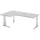 OTTO Office Eckschreibtisch Otto Office Line III grau / Silber