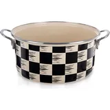 northix Schachbrett Kochtopf 26 cm rund