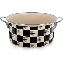 northix Schachbrett Kochtopf 26 cm rund