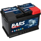 BARS Starterbatterie 12V 75 Ah 680A ersetzt 66Ah 68Ah 70Ah 72Ah 74Ah 80Ah 85Ah