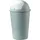 Home4You Abfalleimer 2er Set 50 Liter, Ø 40 cm - Pastellgrün - Kunststoff - - Grün/Weiß