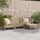 vidaXL Gartensofa 3-Sitzer 0 x 0 x 0 cm Bronze