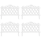 Hti-Living Zierzaun Antik 4-teilig Nessa