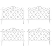 Hti-Living Zierzaun Antik 4-teilig Nessa