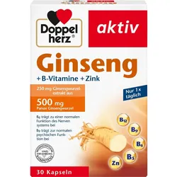 Doppelherz Ginseng 250 + B-Vitamine + Zink 30 ST