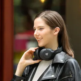 Tronsmart SOUNFII Q20S Hybrid ANC Kabellose Kopfhörer aktiver Geräuschunterdrückung - Schwarz