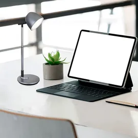 GLOBO Tischlampe Grau