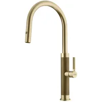 Franke 115.0711.558, Küchenarmatur Mythos Masterpiece pull-out spray, Gold