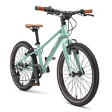 BIKESTAR Leichtgewicht 8kg Kinder Fahrrad Aluminium ab 6 Jahre | 20 Zoll 7 Gang Shimano | Grün - Grün