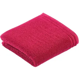 VOSSEN Calypso Feeling Gästehandtuch 30 x 50 cm cranberry