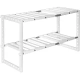 Eyepower Unterschrankregal Teleskop 39-67 cm Weiß