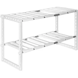 Eyepower Unterschrankregal Teleskop 39-67 cm Weiß