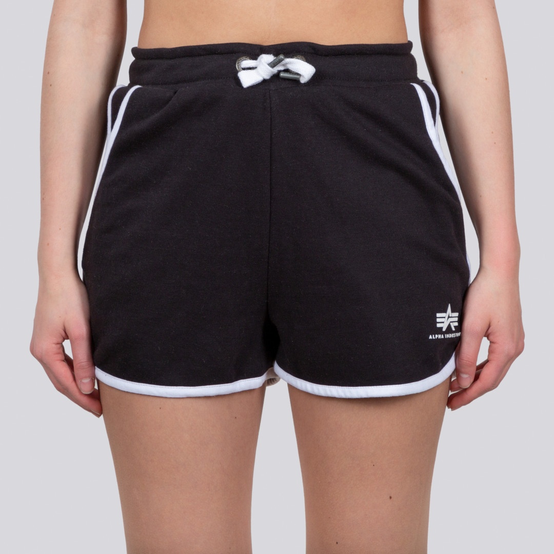 Alpha Industries Contrast SL Damen Shorts, schwarz, Größe XS