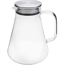 Weis Teekanne aus Borosilikatglas mit Filter im Deckel 1200 ml