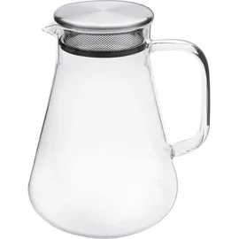 Weis Teekanne aus Borosilikatglas mit Filter im Deckel 1200 ml