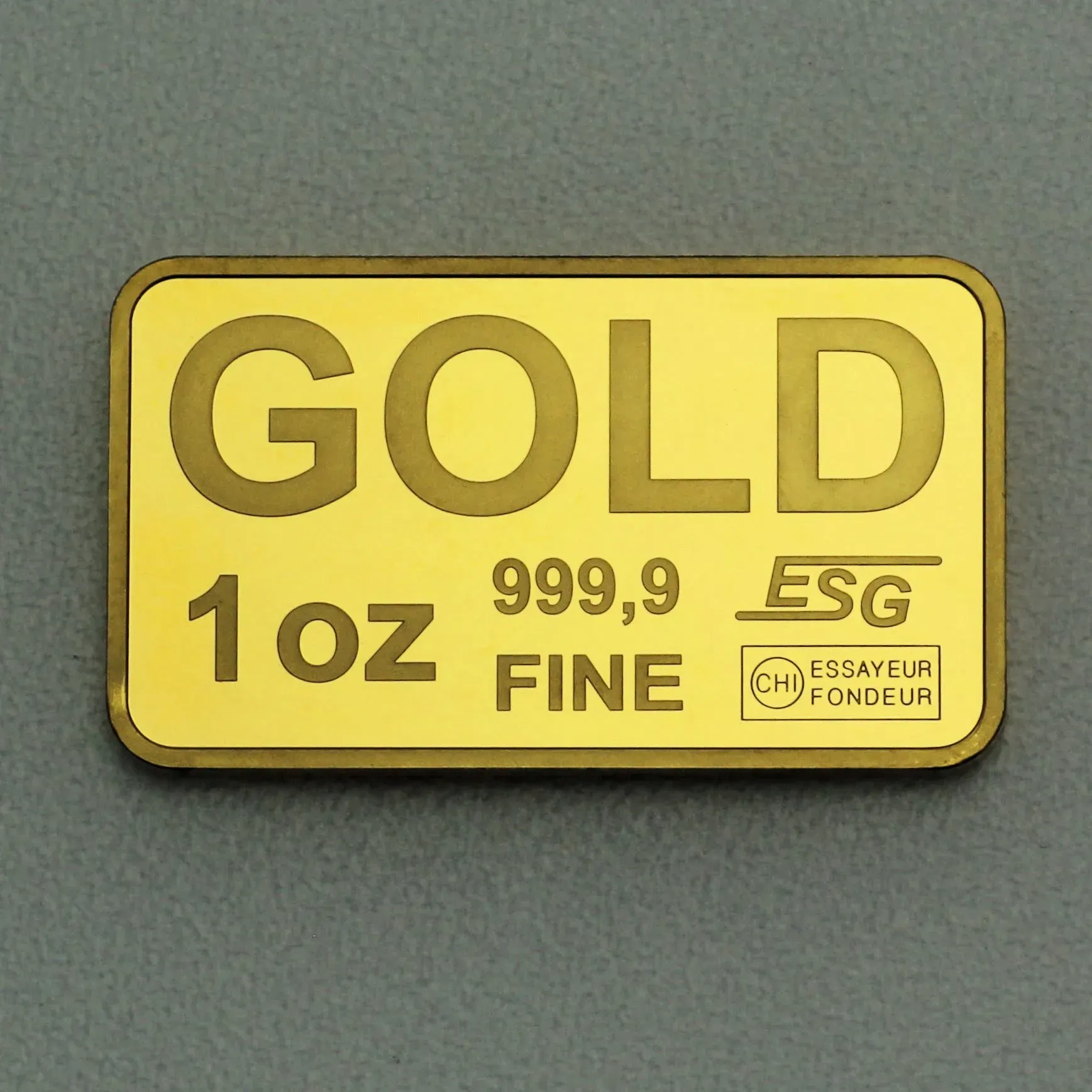 Goldbarren 1oz Feingoldbarren (Querformat)