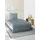 BIERBAUM Elegant uni Blau 135 x 200 cm + 80 x 80 cm