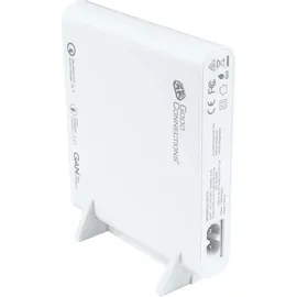 Good Connections PCA-D001W Indoor, AC, Aufladekompatibilität: Universal. Eingan... (120 W), USB Ladegerät, Weiss