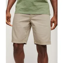 Superdry für Herren. M7110397A Officer beige Chino-Shorts (30), Lässig, Baumwolle
