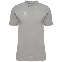 hummel hmlGO 2.0 Chevron Poloshirt, Graumeliert, 2XL