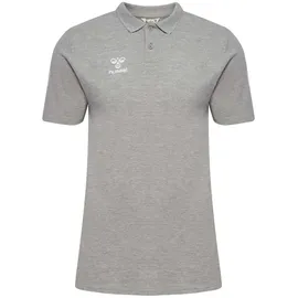 hummel hmlGO 2.0 Chevron Poloshirt, Graumeliert, 2XL