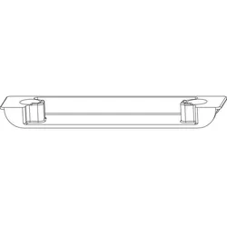 MACO MT Hebeteil Falzluft 4 mm Versatz  9 mm silber (95117)