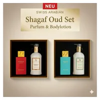 Swiss Arabian Shaghaf Oud Tonka Eau de Parfum 75 ml + Body Lotion 300 ml Geschenkset