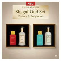 Swiss Arabian Shaghaf Oud Tonka Eau de Parfum 75 ml + Body Lotion 300 ml Geschenkset