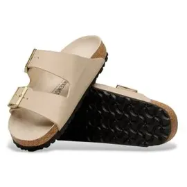 Birkenstock Arizona Birko-Flor schmal triples sandcastle oyster 41