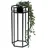 DanDiBo Ambiente Blumenhocker 50 x 70 cm Schwarz