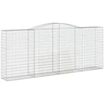 vidaXL Gabione mit Hochbogen 400 x 50 x 180 cm