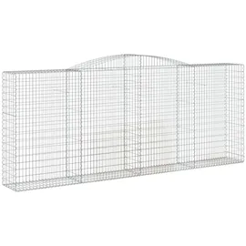 vidaXL Gabione mit Hochbogen 400 x 50 x 180 cm