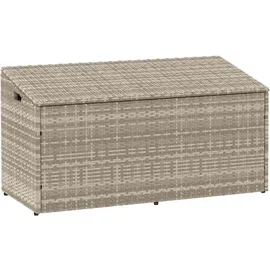 vidaXL Garten-Auflagenbox 110 x 50 x 58 cm Hellgrau