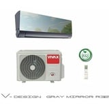 VIVAX V Design Gray Mirror 3,8 KW 12000 BTU Klimagerät Split Klimaanlage A+++