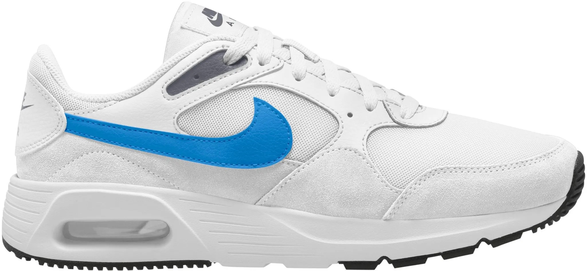 Nike Air Max SC Sneaker Herren in white-light photo blue-thunder blue-white, Größe 44 1/2 - weiß