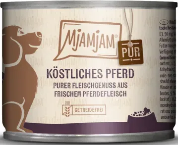 Hunde - Nassfutter MJAMJAM Dog Adult Pferd pur