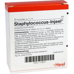 STAPHYLOCOCCUS INJEEL Ampullen 10 St Ampullen