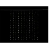 Light Creations LED-Lichtervorhang Cascade led - 1,5 x 1,7 m - 176 LEDs - Warmweiß - transparentes Kabel - 24 v