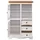 OTTO home Highboard Melissa 80 x 45 x 120 cm Gelb/Weiß