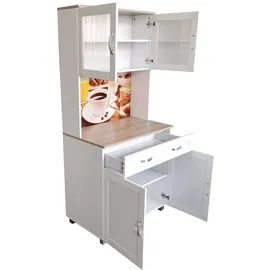 Hti-Living Küchenbuffet 1 Schublade Blanca Bistro Weiß