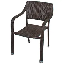 Garden Pleasure Stapelstuhl CHARLESTON 57 x 66 x 82 cm braun 4 St.