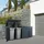ML-Design Mülltonnenbox für 4 Tonnen 240L 264x80x116,3 cm, Anthrazit, Stahl,