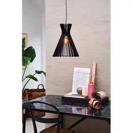Nordlux Groa 1-flg. 34x41 cm rechteckig schwarz Holz