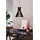 Nordlux Groa 1-flg. 34x41 cm rechteckig schwarz Holz