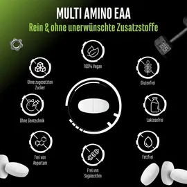 German Elite Nutrition Multi Amino EAA Geschmack Tabletten 500 Tabletten