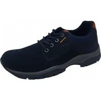 CAMEL ACTIVE Herren Schnürschuhe aus Nubukleder Blau,