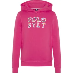 Hoodie im floralen Logo-Design rosa 110-116 cm 5-6J